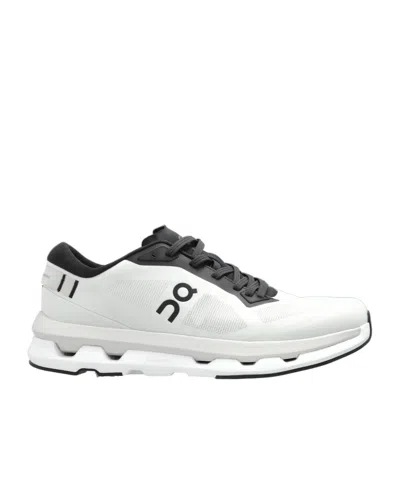 On Running Round Toe Low-top Sneakers In White