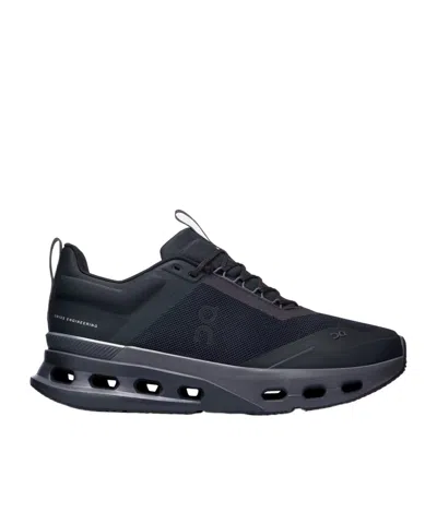 On Running Round Toe Sneakers In Black