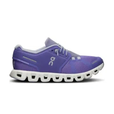 On Running Scarpe Cloud 5 Donna Blueberry/feather In Purple