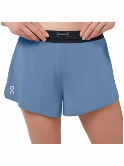On Running Shorts 2.0 In Cerulean Black In Blue