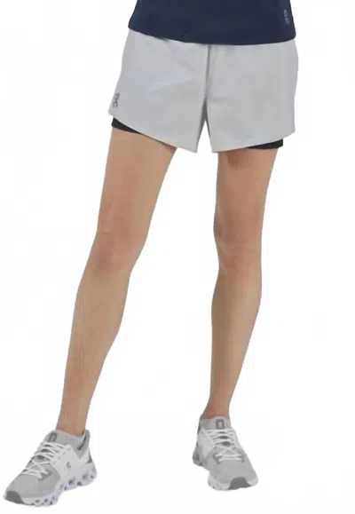 On Running Shorts 2.0 In Glacier Black In Multi