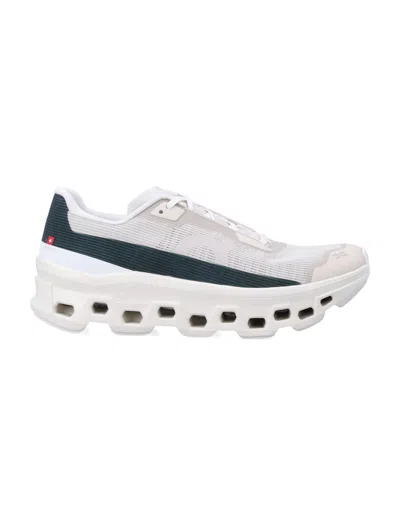 On White Lace-up Sneakers