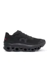 On Running Womens Black Black Cloudmonster Void Mesh Low-top Trainers In Black
