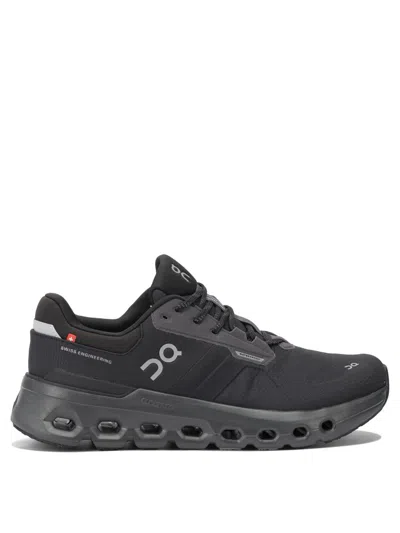 On Running Magnet Black Fabric Sneakers