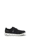On Running Streamlined Black Sneakers With Breathable Mesh Upper In Black