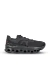 On Running Cloudmonster Nylon And Mesh Sneakers In Black