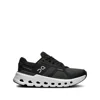 On Running Panelled Knitted Sneakers In Black