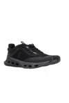 On Running Cloudnova Sneakers In Black+eclipse