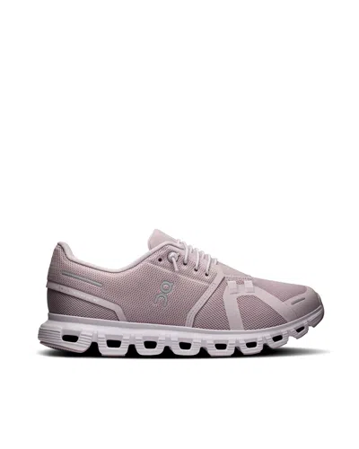 On Running Trainers Cloud 6 Mauve/ Orchid