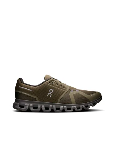 ON RUNNING SNEAKERS CLOUD 6 OLIVE ECLIPSE