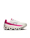 On Running Sneakers Cloudmonster Donna Ivory Grenadine In White