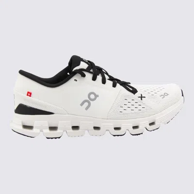 On Running Sneakers Ivory/black In White