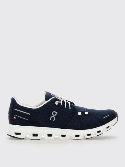 On Running Sneakers Cloud 6 On In Mesh Riciclato In Blue