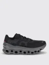 On Running Cloudmonster Technical Fabric Sneakers With Perforated Rubber Sole In Black
