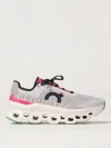 On Running Sneaker Cloudmonster Silver/ivory In Grey