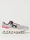 On Running Sneaker Cloudmonster Silver/ivory In Ivory