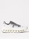 On Running Grey Lace Up Sneakers In White
