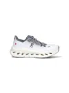 On Running Grey Lace Up Sneakers In White