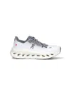On Running Grey Lace Up Sneakers In White