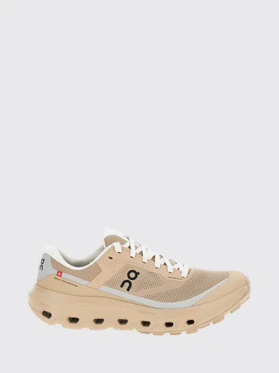 On Running Sneakers Woman Color Beige In Nude