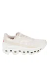 On Running Streamlined Ivory Sneakers With Cushioned Sole In Neutral