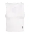 On Running Studio Cut-out Crop Top In White