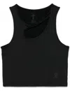On Studio Cut-out Tank Top In 黑色