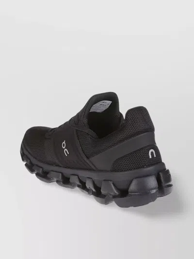 On Running Swift Cloud Mesh Low-top Rubber Sneakers In Black