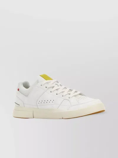 On Running Synthetic Leather And Fabric Sneakers Clubhouse
