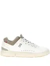 On Running Round Toe Low Top Casual Shoes In White