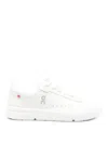 On The Roger Advantage Lace-up Sneakers In White