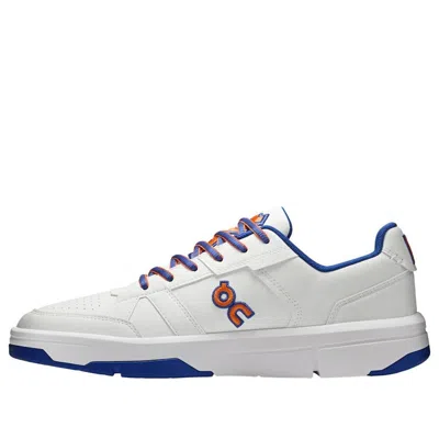 On Running The Roger Ch Varsity 'white Indigo' In Multi