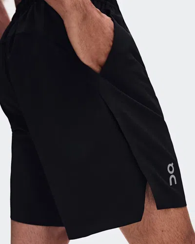 On Running Train Shorts 7 1 In Black