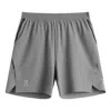 On Running Train Shorts 'rock' In Gray