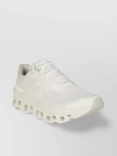 On Running Void Cloudmonster Sneakers Round Toe In White