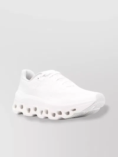 On Running Void Mesh Round Toe Sneakers In White