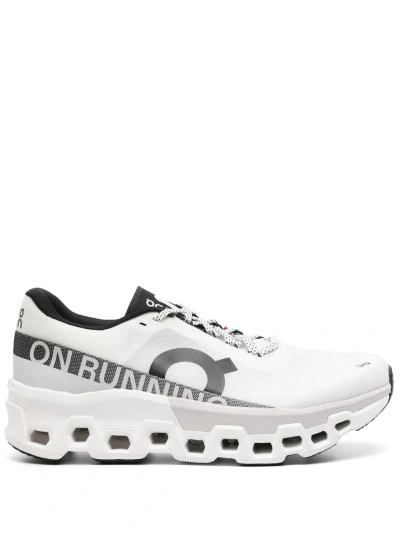 On Running Cloudmonster 2 Mesh Sneakers In White