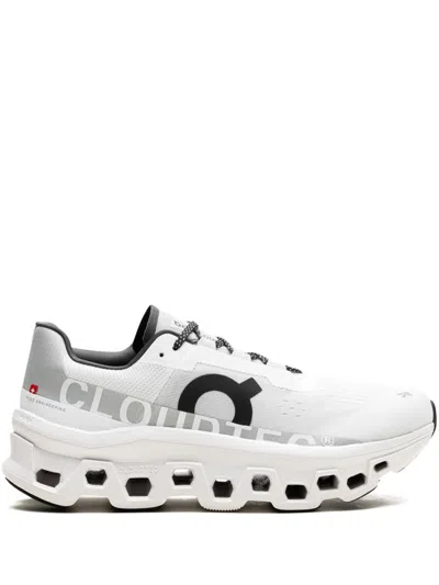 On Running White Cloudmonster Sneakers