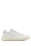 On Running White Synthetic Leather And Fabric The Roger Clubhouse Sneakers