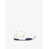 On Running White/navy Kids' The Roger Clubhouse Pro Youth Woven Low-top Trainers Eur 35.5 /3 Uk In White