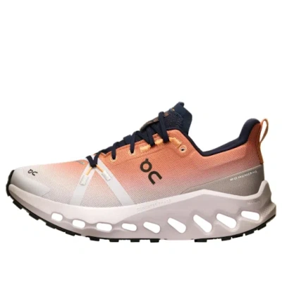 On Running (wmns)  Cloudsurfer Trail Waterproof 'sandstone Silver' In Orange