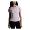 On Running (wmns)  Performance Running T-shirt 'purple' In Gray