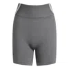 On Running (wmns)  Studio Knit Cycling Shorts 'rock Glacier' In Gray