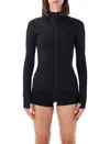 On Running Studio Zip Performance Jacket In Black