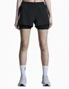 On Running Women's 3" Performance 2-in-1 Shorts In Black
