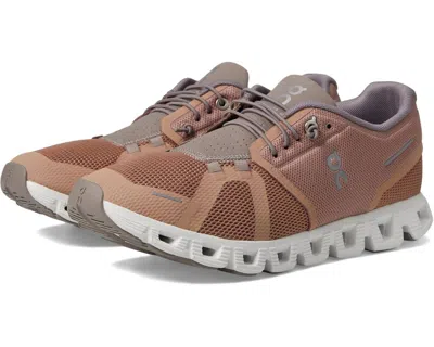 On Running Women's Cloud 5 Running Shoes In Rosebrown/fog