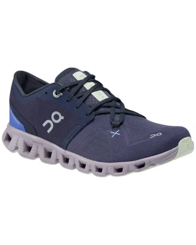 On Running Women's Cloud X 3 Shoes In Midnight/heron In Multi