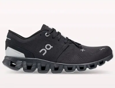 On Running Women's Cloud X 3 Sneaker In Black