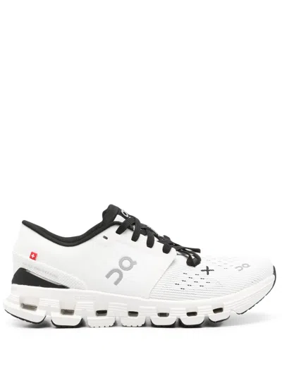 On Running Cloud X 4 Sneakers In Ivory/black