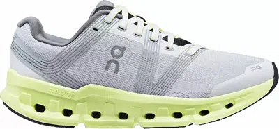 On Running Women's Cloudgo Running Shoes ( D Width ) Wide Width In Frost / Hay In Green